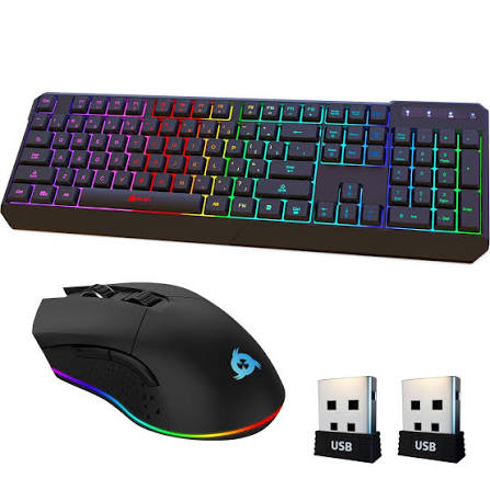 RGB keyboard with mouse