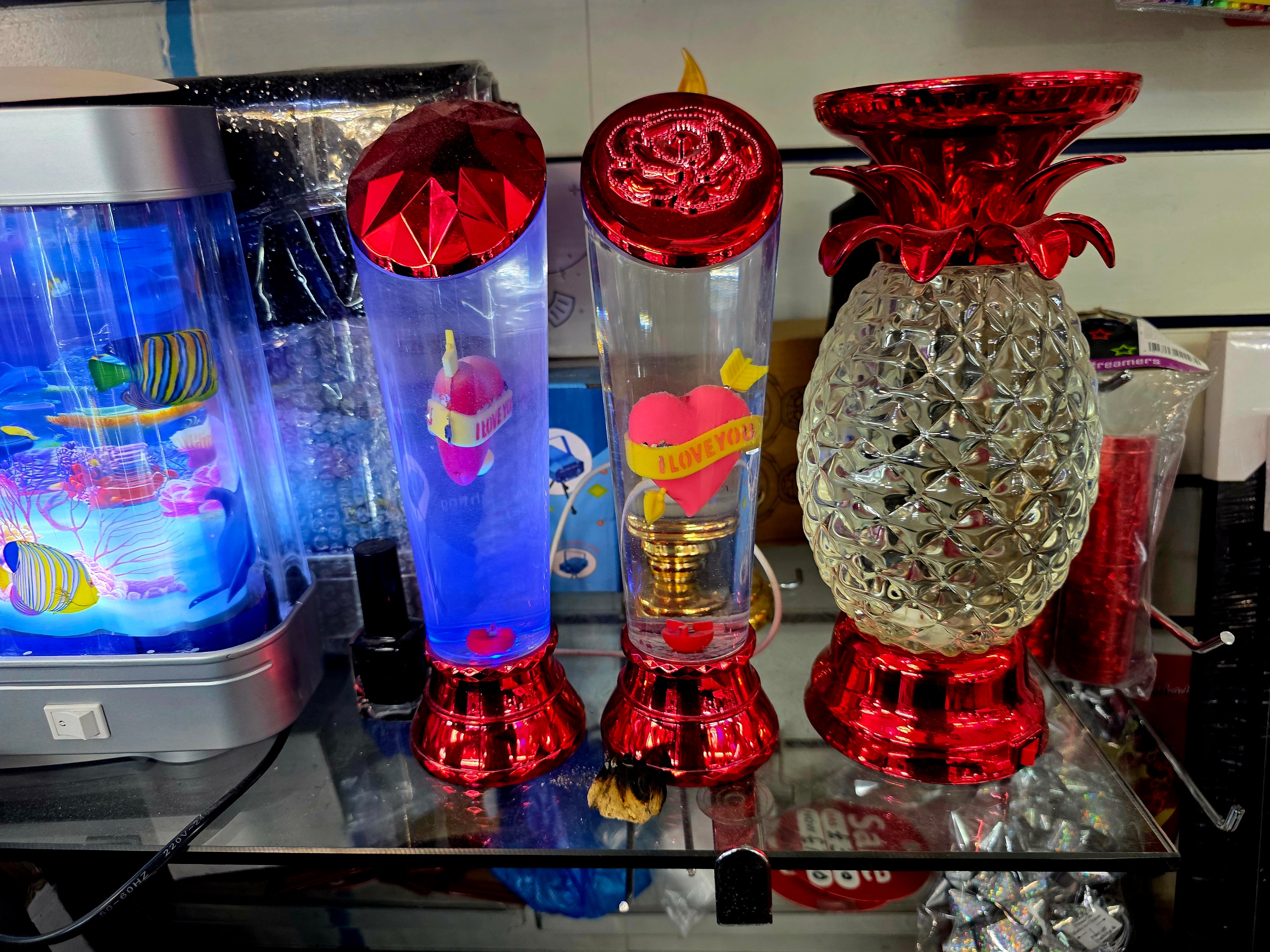 Water glowing for decoration