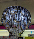 Chandeliers with colours and speakers