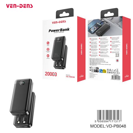 20000Mah/20W powerbank