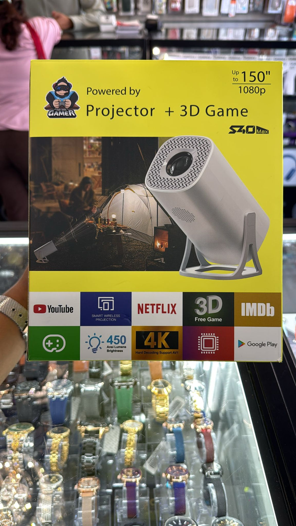 FHD + 3Dgaming projector 1080p