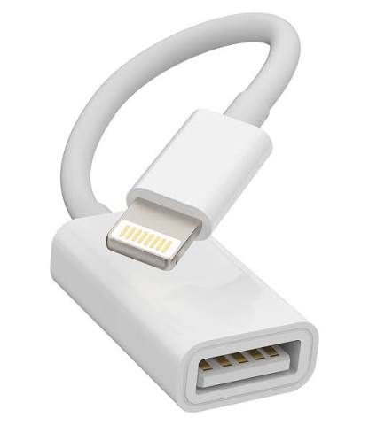 Lighting  to USB female otg adapters