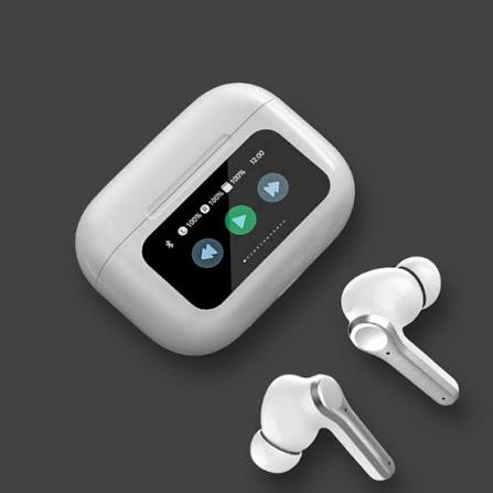 Earbuds with ANC and display