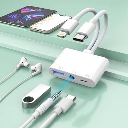 USB C to 2 in 1