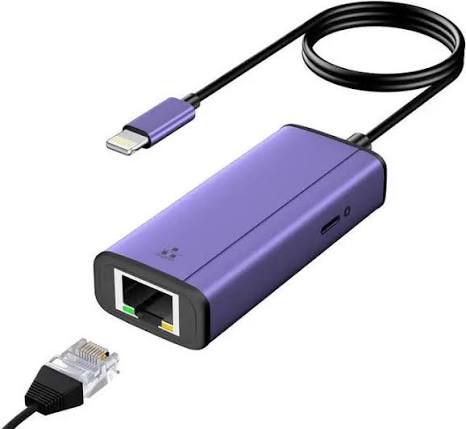 Lighting  to ethernet adapters