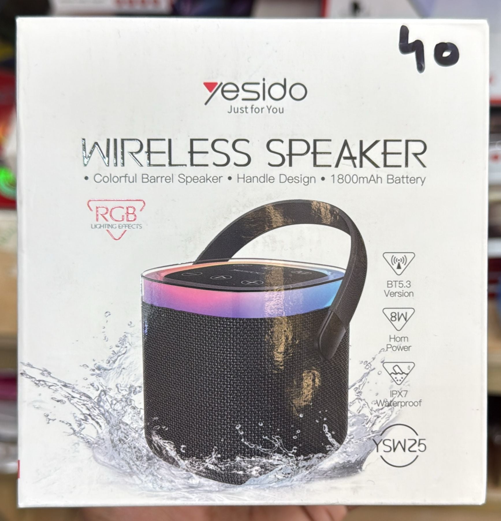 Wireless Colourful barrell speaker