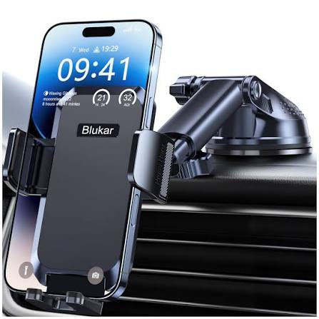 Car phone holder windscreen