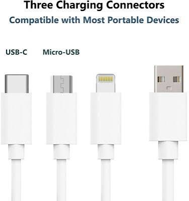 USB to 3 in 1 cable